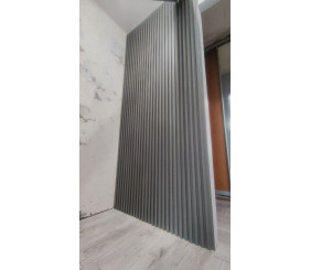 Рейка декоративна WPC стінова 3000х160х23мм Сталева сіра SW-00001528