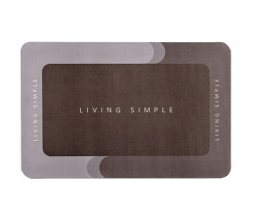 Вологопоглинаючий килимок 38х58х3мм "Жити просто" (D) SW-00001572