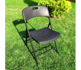 Складний стілець 46х52х79см Чорний SW-00001608