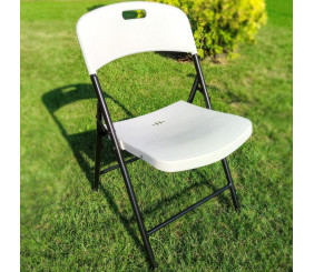 Складний стілець 46х52х79см Білий SW-00001609