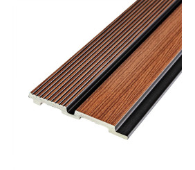 Рейка декоративна PS 2900х120х12мм Теплий каштан SW-00001753