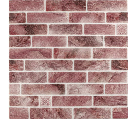 Панель стінова 680х680х4мм Клінкер рожева глина SW-00002005