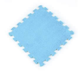 Підлога-пазл плюшевий 30х30х1см Блакитний (D) SW-00002090