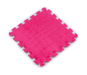 Підлога-пазл плюшевий 30х30х1см Рожевий (D) SW-00002092