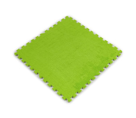 Підлога-пазл плюшевий 60х60х1см Салатовий (D) SW-00002095