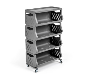 Стелаж універсальний для зберігання чотириярусний 60х30х77см SW-00002260