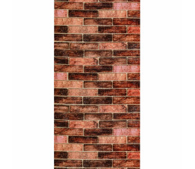 R179-2-3 Панель стінова у рулоні 3D 700мм*3,08м*2мм BROWN (цегла) (D) SW-00002537