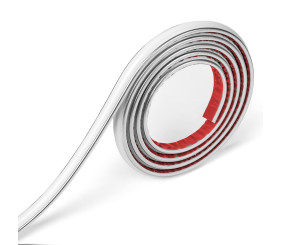 Молдинг 3000х20х8,5 мм Білий зі сріблом SW-00002674