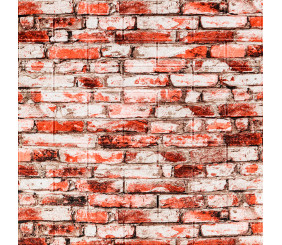 Декоративна 3D панель 700х770х4мм Червоно-біла цегла (341) SW-00000533