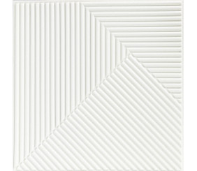 Самоклеюча декоративна 3D панель Бамбук Білий 500х500х5мм SW-00002877