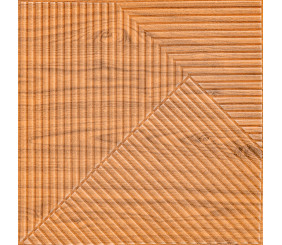 Самоклеюча декоративна 3D панель Бамбук Дерево Золото 500х500х5мм SW-00002885