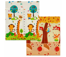 Дитячий складний термокилимок 147см х 177см х 8мм Лисички-Зростомір (303) SW-00003033