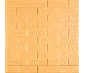 3D панель самоклеюча 700х770х5мм цегла Жовто-пісочний (009-5) SW-00000028