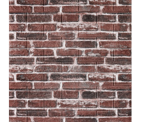 Декоративна 3D панель самоклейка 700х770х5мм Цегла червона Катеринославська (043) SW-00000031