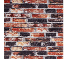 Декоративна 3D панель 700х770х5мм Сіро-синя Катеринославська цегла (048) SW-00000027