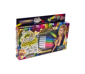 Набір для творчості "My Color Clutch", клатч-пенал-розмальовка "Забавні сови" (укр)