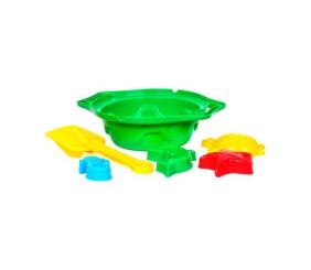 Сито з пісочним набором ТехноК (зелене)