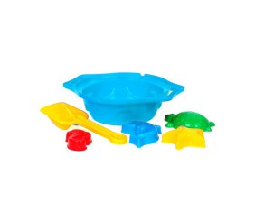 Сито з пісочним набором ТехноК (синє)