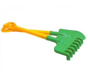 Набір "Лопата + Граблі Технок" (зелений)