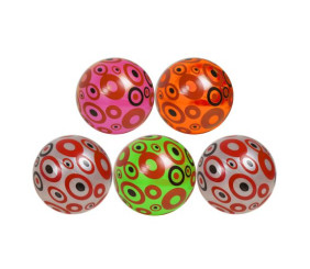 Мʼяч гумовий "Абстрація кругла", 5 штук