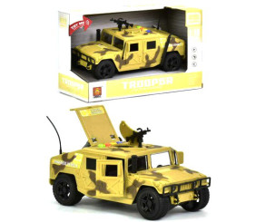 Інтерактивний інерційний військовий броньований джип (жовтий)