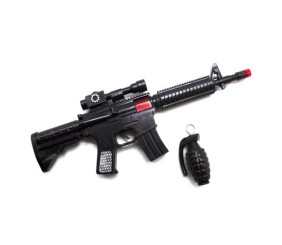 Автомат-трещетка "M16" з гранатою