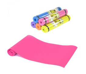Килимок для йоги, 4 мм (рожевий)
