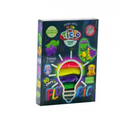 Набір для ліплення "Fluoric", 10 кольорів (укр)