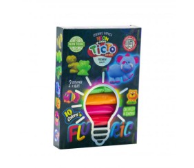 Набір для ліплення "Fluoric", 10 кольорів (укр)