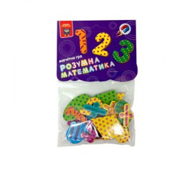 Магнітна гра "Цифри і геометричні фігури" (укр)