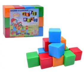 Кубики Сіті Лайф бол. 12 шт. в п / е Бамсік / 10 /