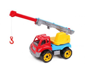 Іграшка "Автокран" (червоний)