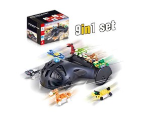 Машинка-конструктор "Світ динозаврів", 186 елементів