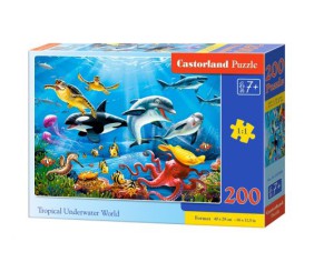 Пазли "Тропічний підводний світ", 200 елементів