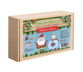 Набір для розпису акриловими фарбами "Новорічні іграшки"