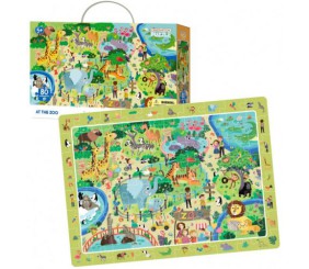 Пазл дитячий "Зоопарк"