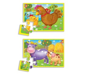 М'які пазли А5 "Тварини ферми" (укр)