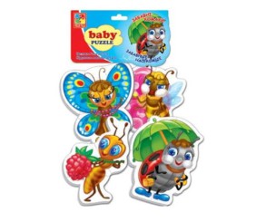 Бебі пазли "Веселі комахи"