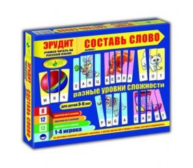 Гра "Ерудит. Збери слово" (випуск 1) рос