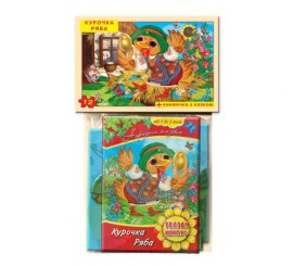 Гра - пазл "Курочка Ряба" 12 елементів