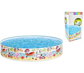 Басейн "Веселий пляж" розмір: 152х25 см, об`єм: 370л, вага: 1,4 кг, від 3-х років