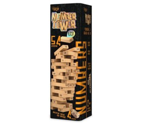 Настільна гра "Number Tower" укр