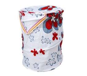 Кошик для іграшок біла абстракція