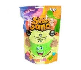 Кінетичний пісок "Stretch Sand" укр 350 г салатовий