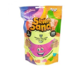 Кінетичний пісок "Stretch Sand" укр 350 г рожевий