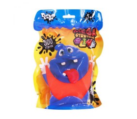 Слайм "Mega Stretch Slime" 500 г укр кораловий