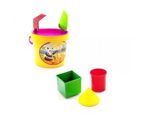 Пісочний набір, 7 предметів (жовтий)