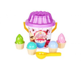 Набір для гри з піском, рожевий