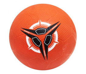 М'яч футбольний, гумовий, червоний