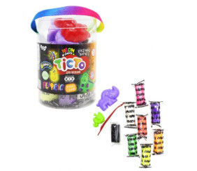 Набір "Тісто для ліплення: FLUORIC", 8 кольорів (укр)